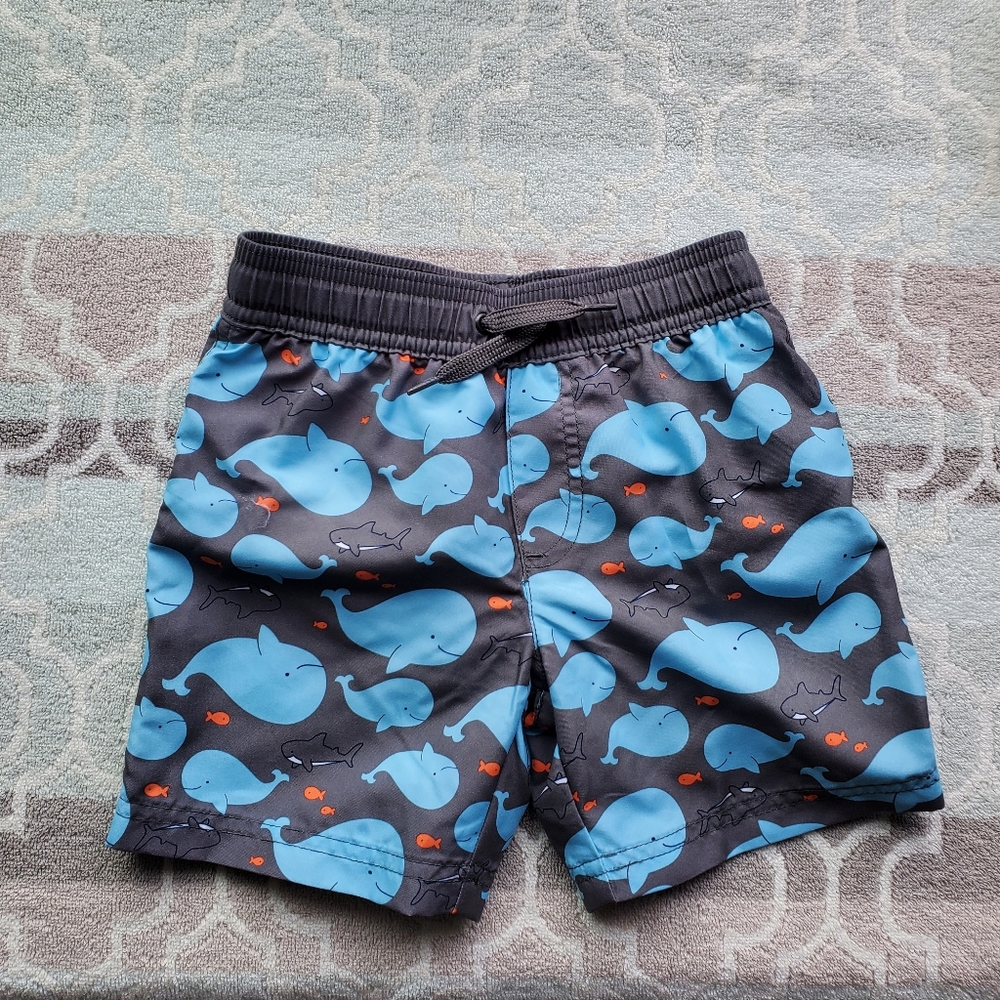 2 piece swim suit toddler size 3‎ T whales